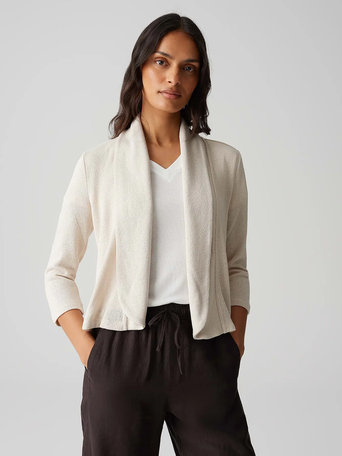 OPUS | Strickjacke SANDRINE BREEZE | creme
